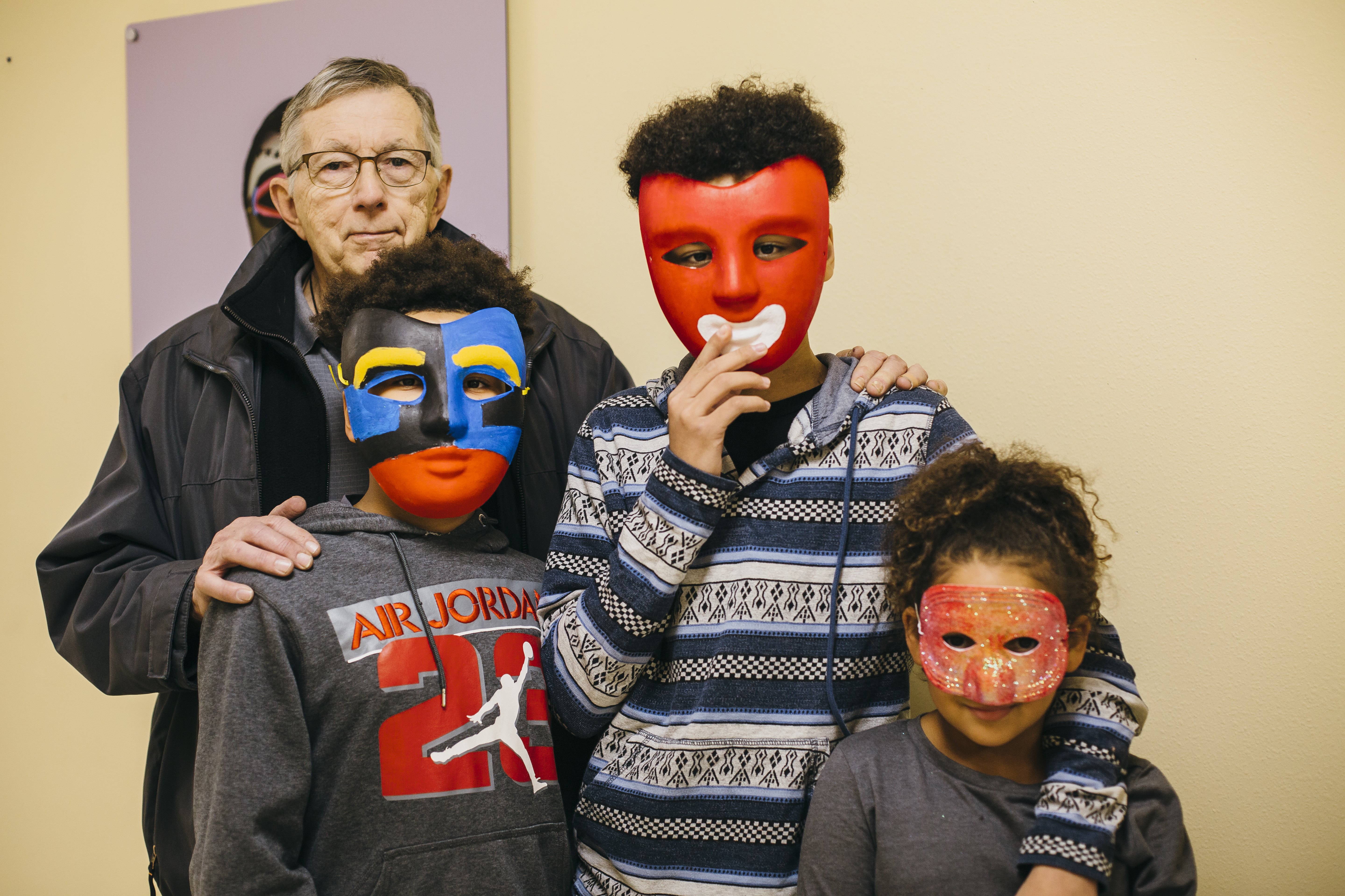 Madison Public Library Bubbler Making Justice Mask Off teen art exhibition