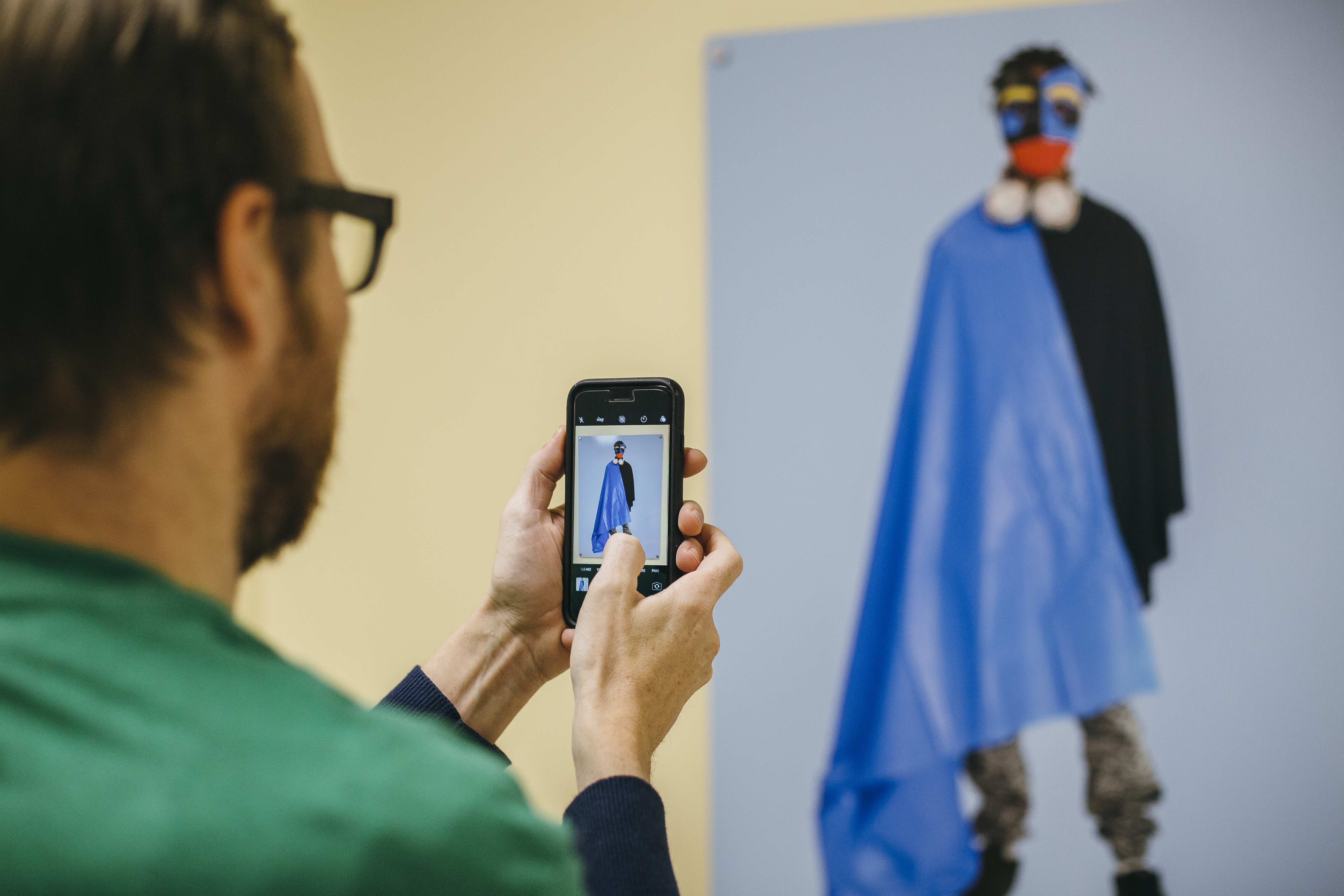 Madison Public Library Bubbler Making Justice Mask Off teen art exhibition