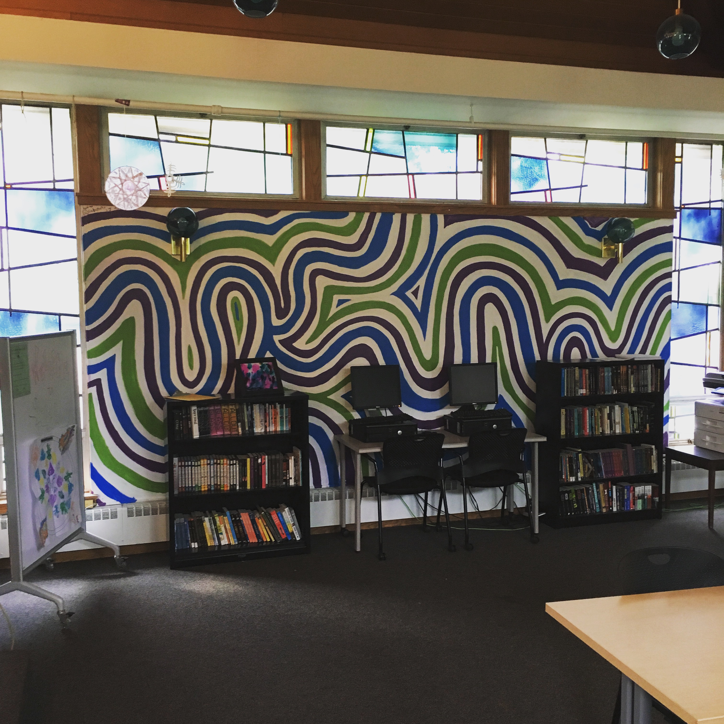 Classroom Mural at Shelter Home by Carlos Gacharna