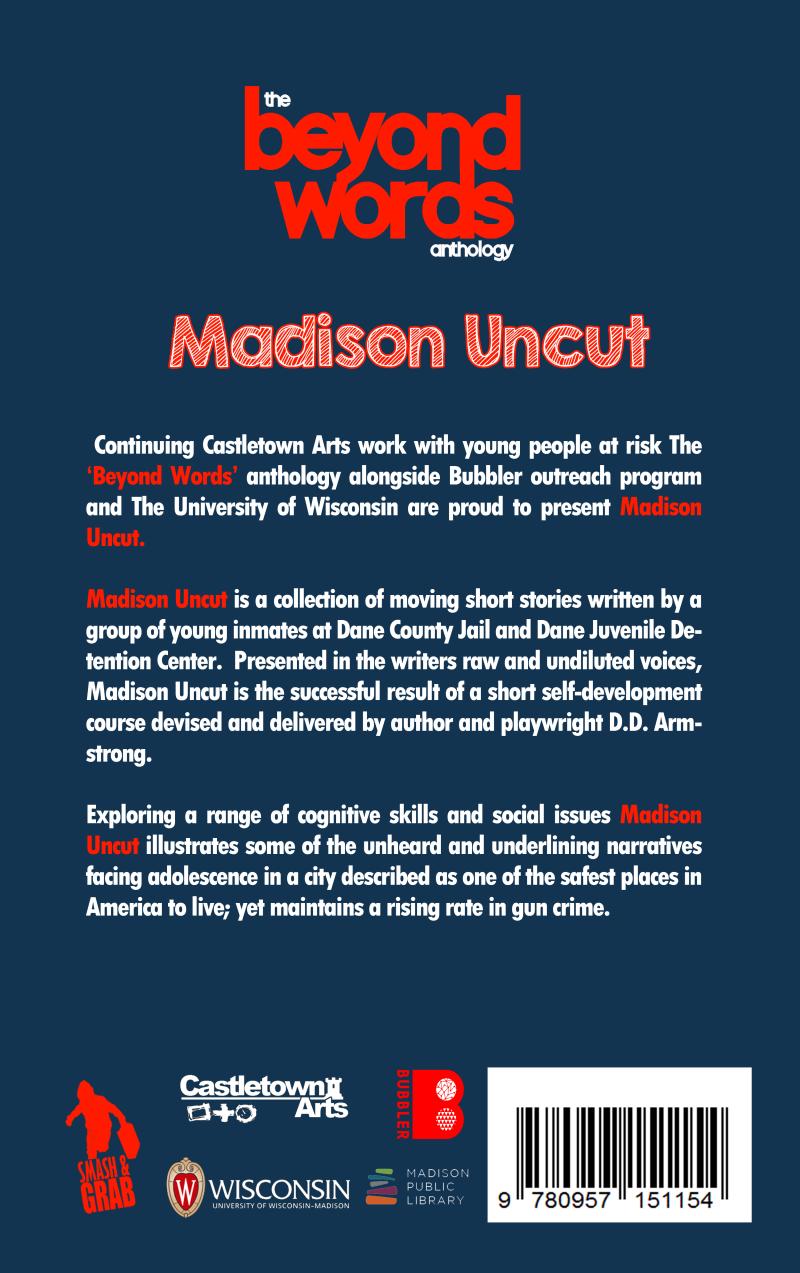 "The Beyond Words Anthology: Madison Uncut" short stories with DD Armstrong