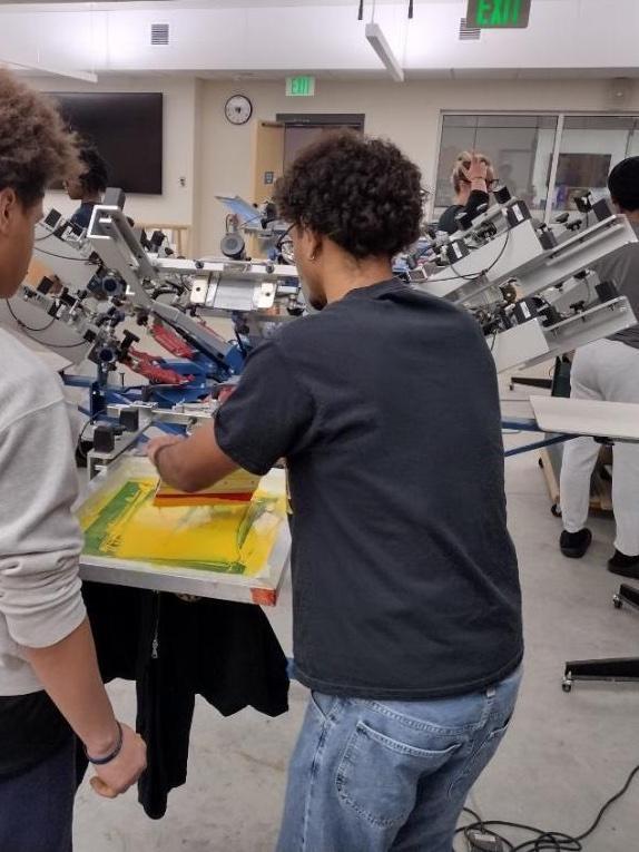 Screen printing @ Madison College